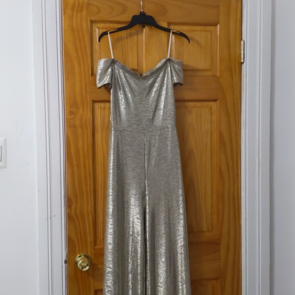 AKIRA Pants - Akira Gold Romper Size Small